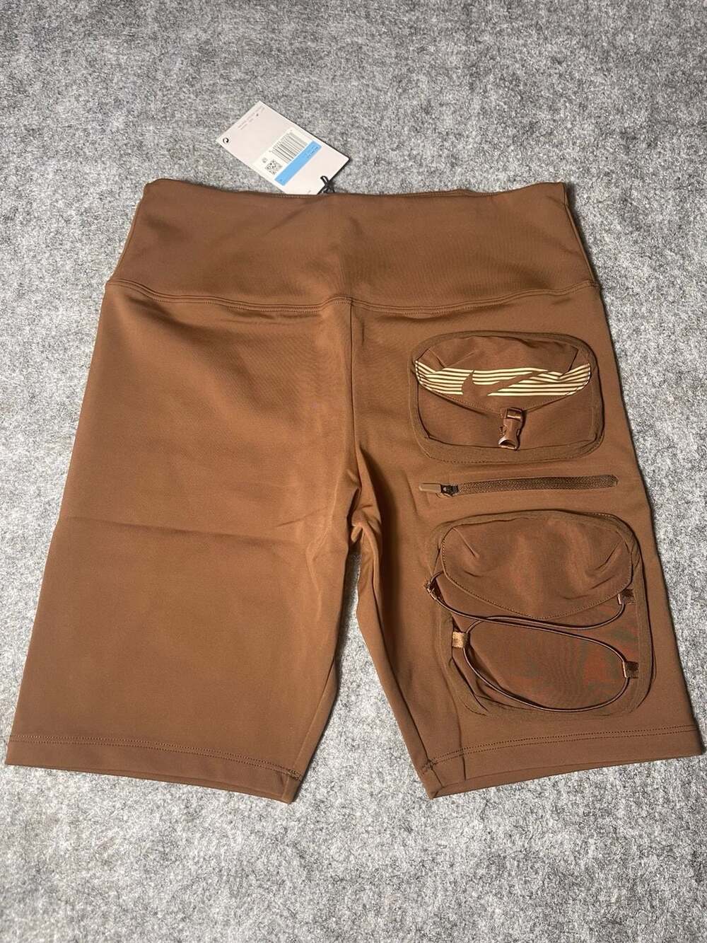 Nike x CACT.US CORP Women's NRG BH Biker Shorts 'Cacao Wow'